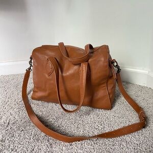 Universal Thread Tan Leather Shoulder Bag